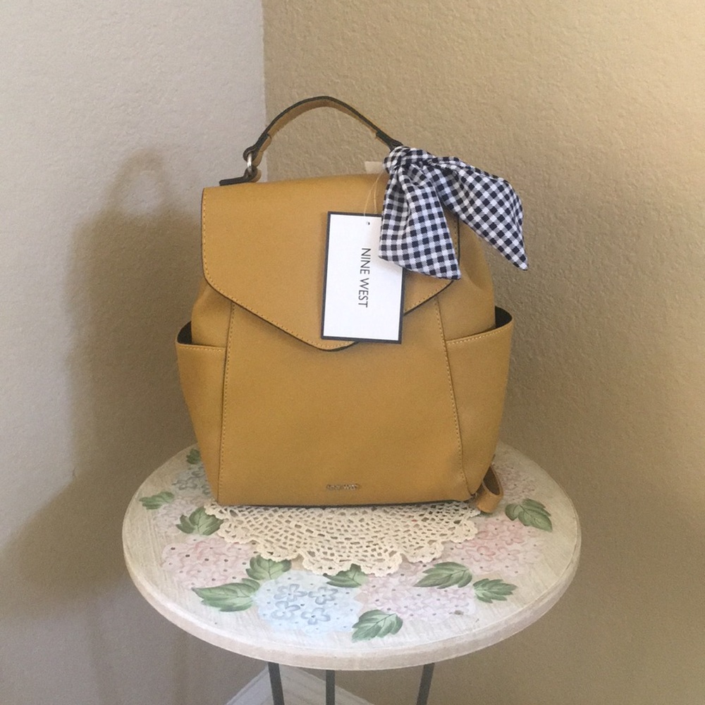Mustard Nine West Backpack